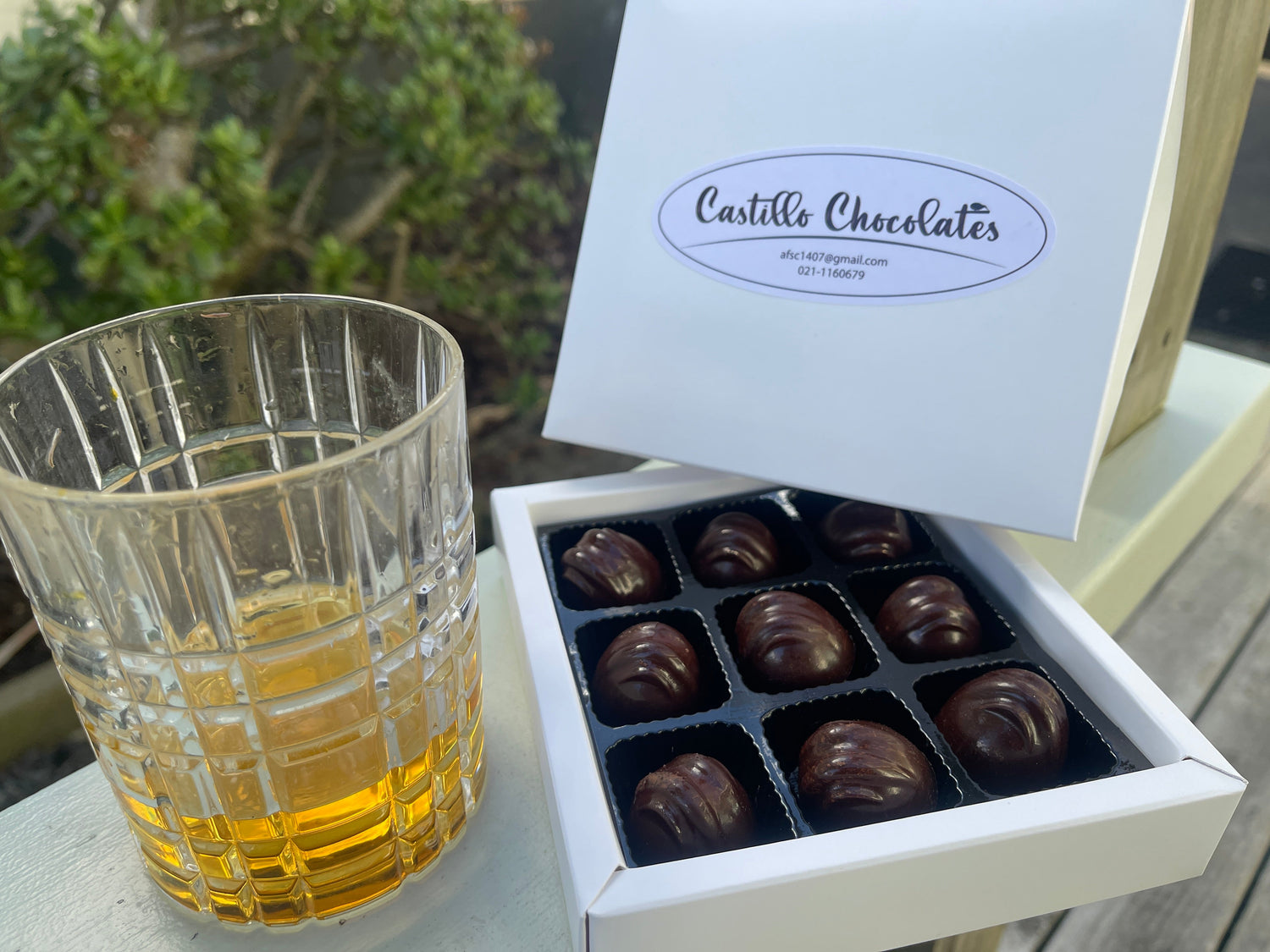 Belgian Chocolate Bonbons with Liqueur