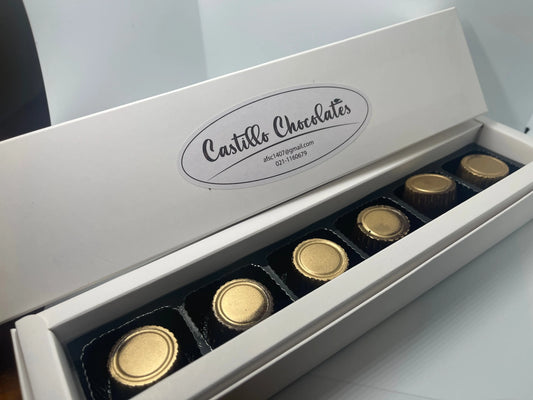54% cacao Belgian Dark Chocolate with stylish curry design solid pieces