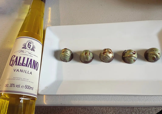 70% Belgian Dark Chocolate Bonbon with Italian Vanilla Liqueur